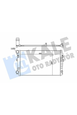 KALE 345840 | Motor Su Radyatörü 650X395x22 A3 1.2 / 1.4 / 1,6Tdı Golf VII 1.2 / 1.4 / 1,6Tdı 12 -