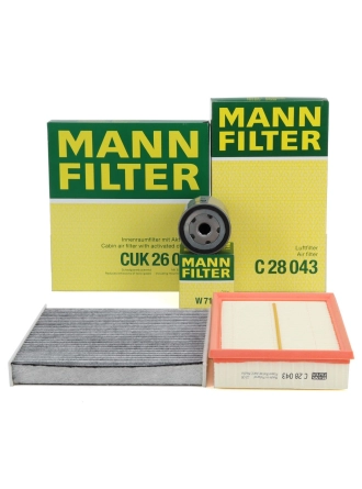 Volkswagen Golf 8 1.0 - 1.5 eTSI Motor Filtre Bakım Seti Mann Marka