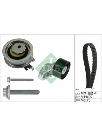 INA 530084610 | Triger Seti VW Golf Polo Audi A1 A3 Seat Ibiza Leon Skoda Kamıq Octavia Dla Dkl Dfn Chy DSG