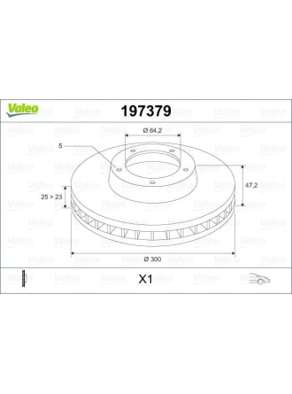 VALEO 197379 | Fren Diski Ön Civic Ix Sedan (Fb) 11-1.6 (Fb7, Fb1) Civic VII Hatchback (Eu, Ep, Ev) 00-052.0 İ Sport (Ev1) 1.4 İs (Ep1, Eu5, Eu7) 1.6 İ (Ep2, Eu8, Eu6) Civic VIII Hatchback (Fn, Fk) 05-1.4 (Fk1) 1.8 (Fn1, Fk2) 2.2 Ctdi (Fk3) 1.4 (Fk1,