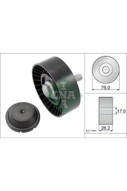 INA 532063210 | Volkswagen Jetta 2011-2014 1.2 TSI V Kayış Gergi Rulmanı