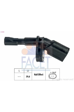FACET 21.0008 | ABS Sensörü Arka Sağ Golf V Octavia II Passat Touran 04 > 11