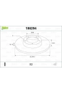 VALEO 186294 | Fren Diski Arka Passat B5 (3B2) 96-0045078 45139 1.8 T 2.3 Vr5 1.9 TDI 1.9 TDI 2.8 V6 1.9 TDI 2.5 TDI 2.0 1.9 TDI 2.8 V6 Passat B5 Variant (3B5) 97-0045078 45139 1.8 T 2.3 Vr5 2.8 V6 1.9 TDI 1.9 TDI 1.9 TDI 2.5 TDI Passat B5 98-06 / 10