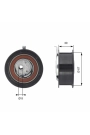 GATES T43069 | Triger Gergisi 96-00 Caddy-Golf.3-Polo.CLS 1.9D-TD 8V