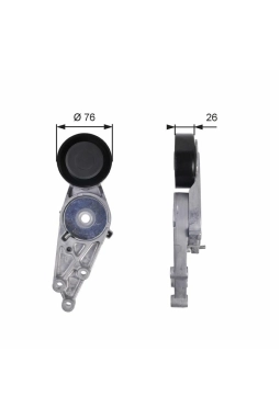 GATES T38151 | V Kayış Gergisi (VW Passat 97-05 Audi A4 95-01 A6 96-05 Skoda Superb 02-08) Adr-Aeb-Apt-Alz-Apu-Arm