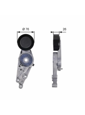 GATES T38151 | V Kayış Gergisi (VW Passat 97-05 Audi A4 95-01 A6 96-05 Skoda Superb 02-08) Adr-Aeb-Apt-Alz-Apu-Arm