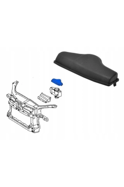 VAG / ORJINAL 1K0805965D9B9 | Volkswagen Passat 2005-2010 Model Arası Ön Panel Hava Giriş Kapağı Orijinal