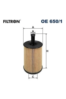 FILTRON OE650-1 | Yağ Filtresi 04-T5-Caddy.3-Golf.5-Psst 1.9-2.5-2.0Tdi