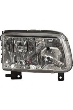 DEPO 441-1139R-LD-EM | Volkswagen Polo 2000-2002 Ara Kasa Şeffaf Far Sağ