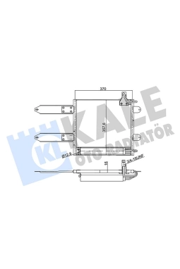KALE RADYATÖR 342930 | Volkswagen Polo 2000-2002 Model Arası Klima Radyatörü