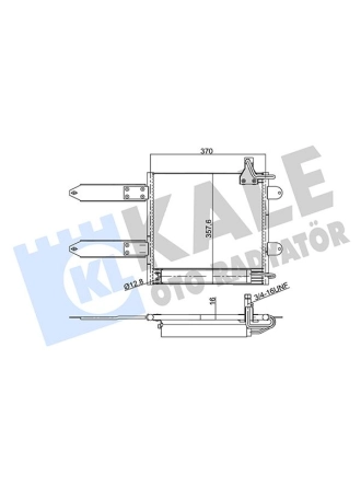 KALE RADYATÖR 342930 | Volkswagen Polo 2000-2002 Model Arası Klima Radyatörü