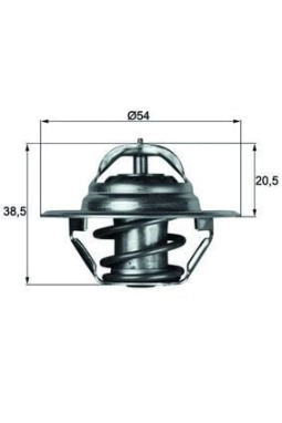MAHLE TX383D | Termostat 83C (VW Polo 1.4 16V 1.4 1.2Tsı)