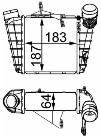 MAHLE CI298000S | Radyatör VW Interkol Polo 1.4 TDI (Cı298000s)
