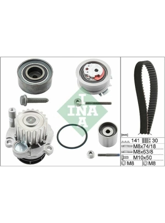 INA 530040530 | Triger Eksantrik Gergi Seti Devirdaimli Passat Jetta III Golf V Touran Octavia Toledo Bve Bwv Bma Bk
