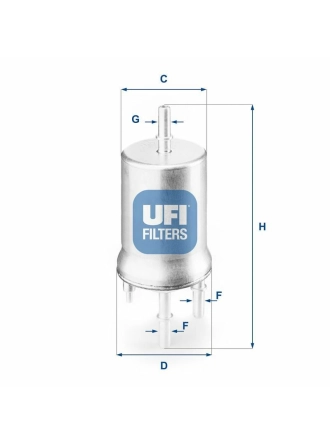 UFI 31.832.00 | Yakıt Filtresi 3 Bar VW Polo Audi A3 Seat Ibiza Skoda Fabia O.E
