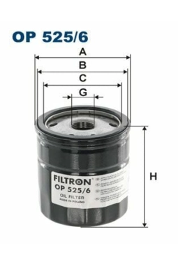 FILTRON OP525-6 | Yağ Filtresi 10-Transporter.T6 2.0 TDI *Caaa-Caab*