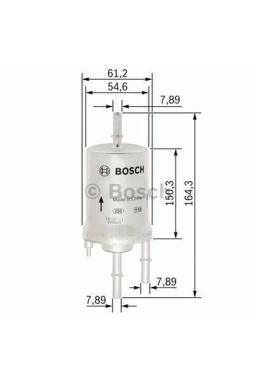 BOSCH F026403006 | Volkswagen Polo 1.0-1.2 TSI Benzin Filtresi 4 Bar