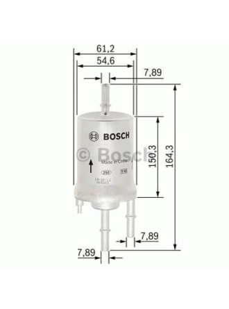 BOSCH F026403006 | Volkswagen Polo 1.0-1.2 TSI Benzin Filtresi 4 Bar