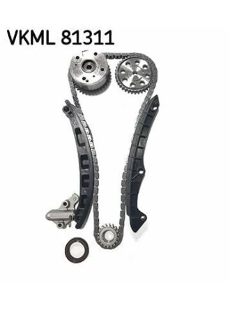 SKF VKML81311 | Eksantrik Zincir Seti + Konumlandırıcı + Dıslıler (VW Golf 04-14 Passat 06-15 Polo 02-Audi A3 04-13 Seat Leon 06-13 Skoda Octavia 04-13) Bmy-Bag-Blf-Blp-Caxa
