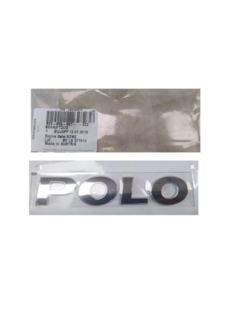 VAG / ORJINAL 6C08536872ZZ | Volkswagen Polo 2015-2018 Model Arası Arka Bağaj Kapak Model Yazısı Orijinal