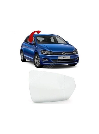 İTHAL 2G0857522C | Volkswagen Polo 2018 Model Sonrası Sağ (Yolcu) Tarafı Ayna Camı