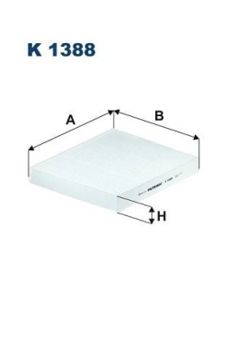 FILTRON K1388 | Kabin Filtresi (VW Volkswagen Polo VI 17-/ Seat Arona-Ibiza 17-/ Audi A1 2010-18)