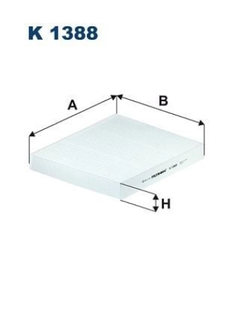 FILTRON K1388 | Kabin Filtresi (VW Volkswagen Polo VI 17-/ Seat Arona-Ibiza 17-/ Audi A1 2010-18)