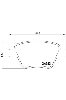 BREMBO P85114X | Fren Balatası Arka (Audi A1 1.2Tfsı 1.4Tfsı 1.6Tdı 10-/ A3 1.6Tdı 09-/ Seat Leon 1.2Tsı Xtra Line