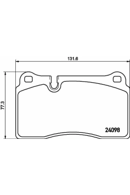 HELLA PAGİD 8DB355011-851 | Fren Balatası VW Touareg (7La, 7L6, 7L7) , Touareg (7P5, 7P6)