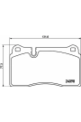 HELLA PAGİD 8DB355011-851 | Fren Balatası VW Touareg (7La, 7L6, 7L7) , Touareg (7P5, 7P6)