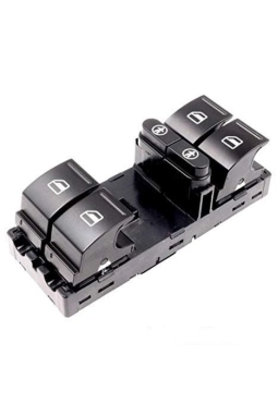 İTHAL 7L6959857E | Volkswagen Touareg 2006-2010 Model Arası Sol Ön Cam Açma Düğmesi Takım
