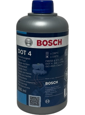 Bosch Dot-4 Fren Yağı 500 Ml. 4 Adet