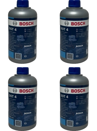 Bosch Dot-4 Fren Yağı 500 Ml. 4 Adet