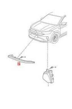 VAG / ORJINAL 2G7941653 | Volkswagen Taigo Panjur Sol Led Orijinal