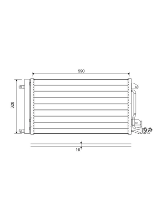 VALEO 814364 | Kondenser Skoda Fabia, Audi A1