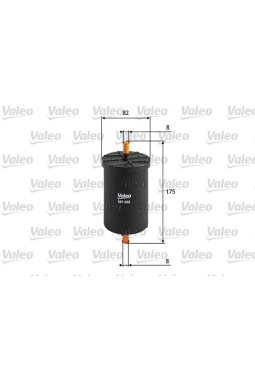 VALEO 587022 | Benzin Filtresi (VW Golf 98-06 Audi A3 97-03 A4 01-08 Seat Leon 00-06 Skoda Octavia 97-11)