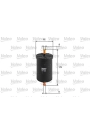 VALEO 587022 | Benzin Filtresi (VW Golf 98-06 Audi A3 97-03 A4 01-08 Seat Leon 00-06 Skoda Octavia 97-11)