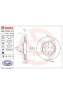 BREMBO 09.7012.14 | Fren Diski Ön-(VW Golf 98-06 Audi A3 97-03 Seat Leon 00-06) 280×22 5×100 | 2 Adet