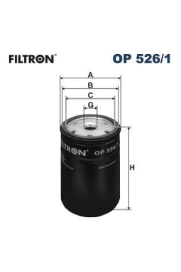 FILTRON OP526-1 | Yağ Filtresi 94-Golf-95-Polo CLS.