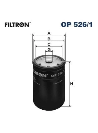 FILTRON OP526-1 | Yağ Filtresi 94-Golf-95-Polo CLS.