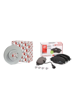 Audi A3 2004 - 2013 Model Arası Ön Fren Disk - Ön Fren Balata Takımı Ferodo Marka