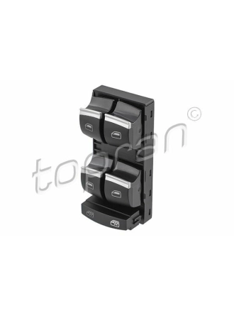TOPRAN 118903 | Sol Ön Kapı Cam Düğmesi (Audi A3 09-13 Q7 10-15)