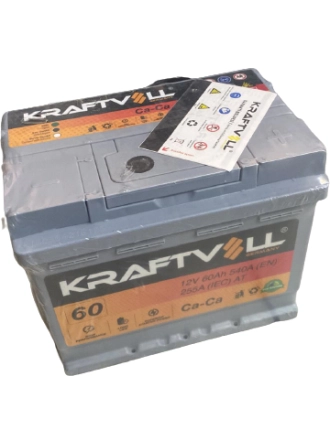 Kraftvoll Akü 12V 60AH 540A (En) 255A (Iec)At