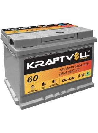 Kraftvoll Akü 12V 60AH Tam Kapalı (242X175X190)