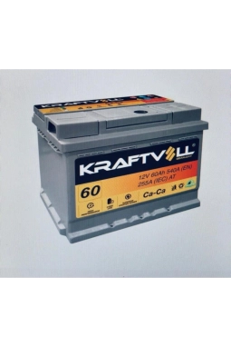 Kraftvoll 12V 60 Ah L2 Uyumlu Kraftvoll 12V 60AH