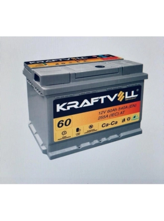 Kraftvoll 12V 60 Ah L2 Uyumlu Kraftvoll 12V 60AH