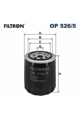 FILTRON OP526-5 | Yağ Filtresi 97-06 Passat 2.8 V6