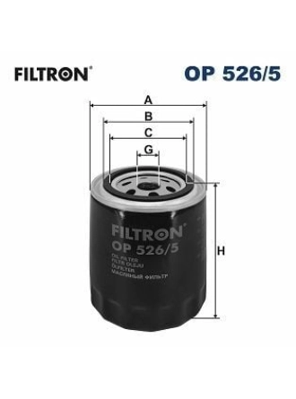 FILTRON OP526-5 | Yağ Filtresi 97-06 Passat 2.8 V6