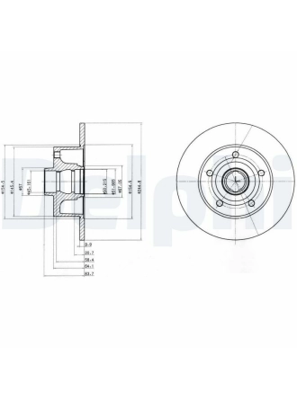 DELPHI BG3030 | Fren Diski Arka Passat B5 96-/ A4 B5 (8D2) 94-011.6 1.8 T 2.8 1.9 TDI 1.9 TDI 1.9 TDI 1.6 2.4 2.8 A4 B5 Avant (8D5) 94-011.6 1.8 1.9 TDI 1.9 TDI 2.4 2.5 TDI 1.9 TDI 1.6 2.4 1.9 Hybrid A4 B6 (8E2) 00-042.4 2.4 A4 95-00 A4 Düz 245mm