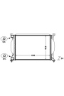 MAHLE CR1417000S | Radyatör 01-09 Aı.A4 1.6-1.8T-2.0Tdi